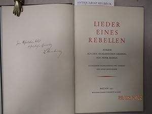 Lieder eines Rebellen. Auslese aus den "Schlesischen Liedern" von Peter Bezruc". Autorisierte Nac...