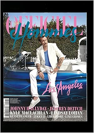 Officiel hommes : Los Angeles, Johnny Hallyday, Jeffrey Deitch, Kyle Maclachlan, Lindsey Lohan, K...