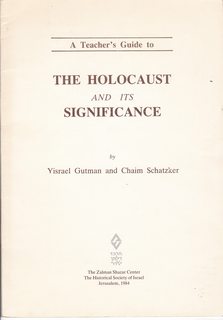 Seller image for A teacher's guide to The Holocaust and its significance for sale by Never Too Many Books