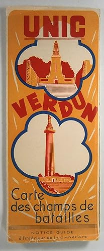 Seller image for Verdun. Carte des champs de batailles. Schlachtfelder von Verdun. for sale by Brbel Hoffmann