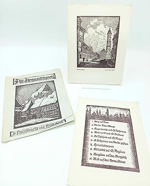 Bild des Verkufers fr Alt-Braunschweig. 10 Linolschnitte zum Verkauf von Antiquariat Smock