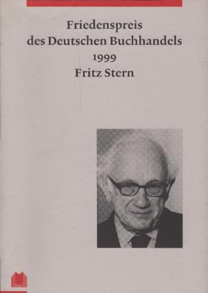 Bild des Verkufers fr Friedenspreis des deutschen Buchhandels; Teil: 1999., Fritz Stern zum Verkauf von Schrmann und Kiewning GbR