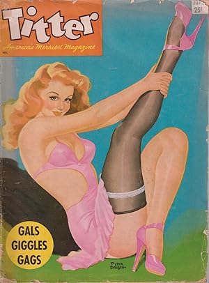 Imagen del vendedor de Titter America's Merriest Magazine June 1954. Legs for Days. Peter Driben. a la venta por Jonathan Grobe Books