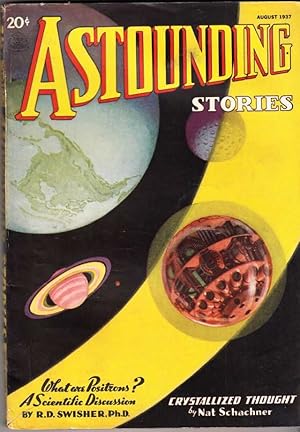 Bild des Verkufers fr Astounding Stories Vol. XIX, No. 6. August 1937 zum Verkauf von Archer's Used and Rare Books, Inc.