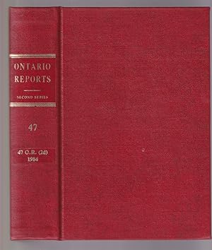 Imagen del vendedor de Ontario Reports (Second Series) Vol. 47 a la venta por Riverwash Books (IOBA)