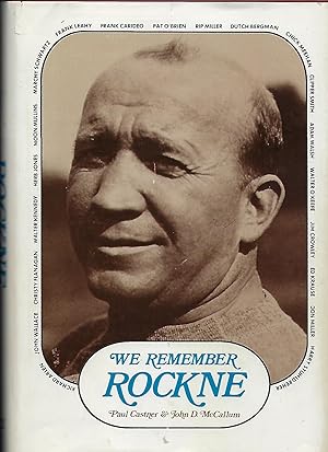 WE REMEMBER ROCKNE