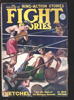 Image du vendeur pour Fight Stories #11 4/1929-Earle Bergey boxing cover- Jack Kofoed-Arthur J. Burks-T.W. Ford-VG mis en vente par DTA Collectibles