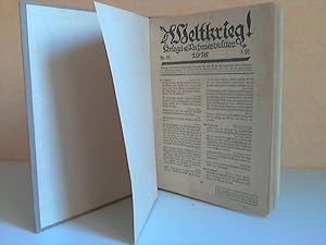 Weltkrieg Kriegs-Ruhmesblätter 1916,Nr. 89, 91-99, 101-131