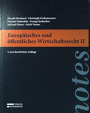 Seller image for Griller, Stefan: Europisches und ffentliches Wirtschaftsrecht II for sale by books4less (Versandantiquariat Petra Gros GmbH & Co. KG)