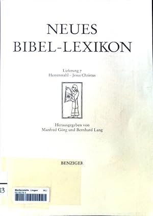 Bild des Verkufers fr Herrenmahl - Jesus Christus; Neues Bibel-Lexikon; Lieferung 7; zum Verkauf von books4less (Versandantiquariat Petra Gros GmbH & Co. KG)