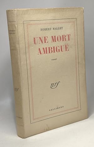 Seller image for Une mort ambigu for sale by crealivres