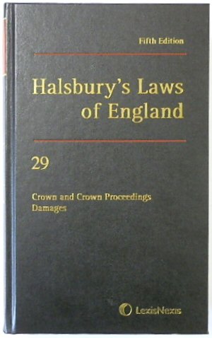 Halsbury's Laws of England: Volume 29, Crown and Crown Proceedings, Damages, 2019 Fifth Edition