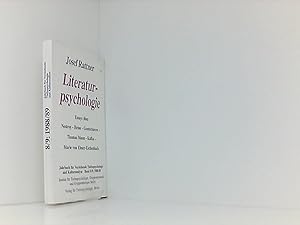 Jahrbuch für verstehende Tiefenpsychologie und Kulturanalyse / Literaturpsychologie: Essays über ...