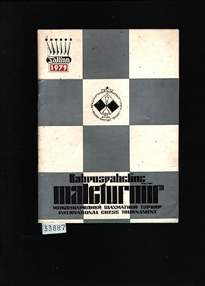 Bild des Verkufers fr International Chess Tournament Tallinn 1975 zum Verkauf von Windau Antiquariat