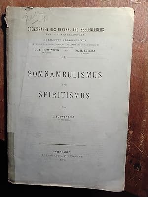 Seller image for Somnambulismus und Spiritismus for sale by Windau Antiquariat