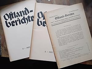 Ostland-Berichte - Jahrgang 1937, Nr.1 - 3