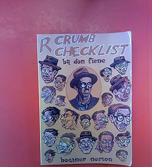 Seller image for R. Crumb, Checklist of Work and Criticism: With a Biographical Supplement and a Full Set of Indexes for sale by biblion2