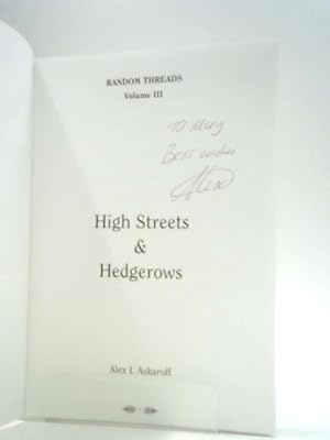 Bild des Verkufers fr Random Threads: High Streets and Hedgerows V. 3 zum Verkauf von World of Rare Books