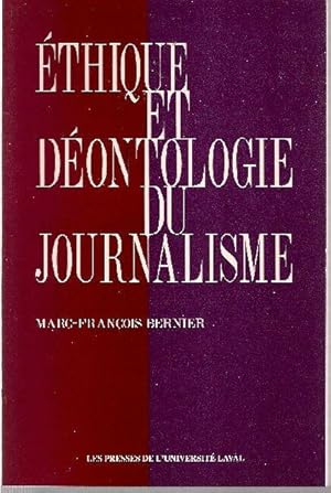 Immagine del venditore per thique et dontologie du journalisme. venduto da Librairie  la bonne occasion