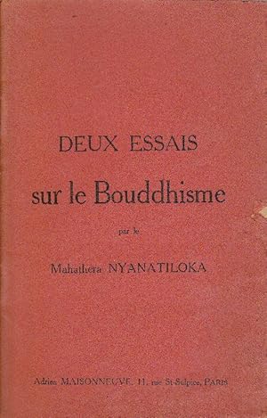 Immagine del venditore per Deux essais sur le Bouddhisme venduto da Librairie  la bonne occasion