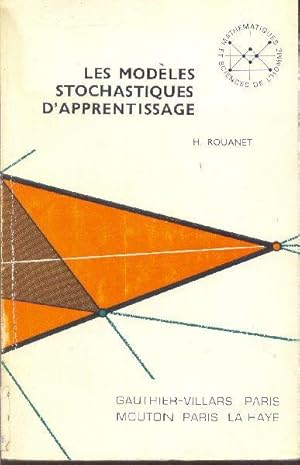 Image du vendeur pour Les modles stochastiques d'apprentissage. Recherches et perspectives. mis en vente par Librairie  la bonne occasion