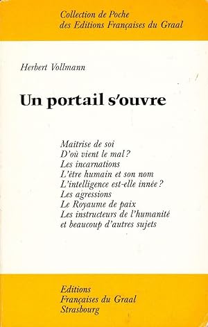 Seller image for Un portail s'ouvre. for sale by Librairie  la bonne occasion