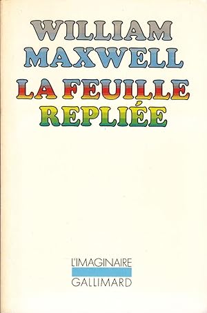 La feuille repliée.