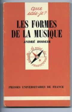 Seller image for Les formes de la musique for sale by Librairie  la bonne occasion