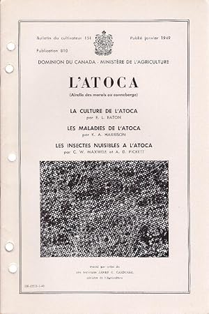 Seller image for L'Atoca (Airelle des marais ou canneberge) for sale by Librairie  la bonne occasion