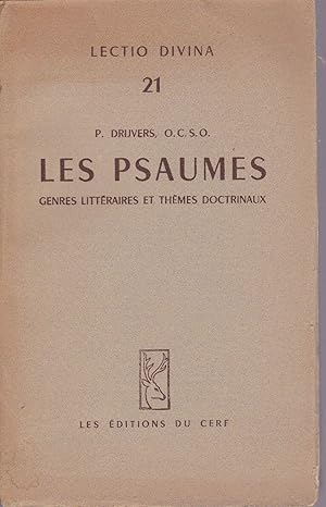 Imagen del vendedor de Les Psaumes. Genres littraires et thmes doctrinaux. a la venta por Librairie  la bonne occasion
