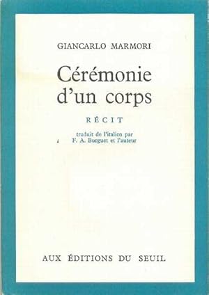 Image du vendeur pour Crmonie d'un corps mis en vente par Librairie  la bonne occasion