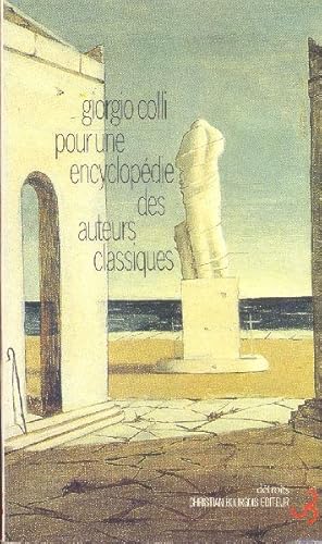 Seller image for Pour une encyclopdie des auteurs classiques. for sale by Librairie  la bonne occasion