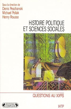 Bild des Verkufers fr Histoire politique et sciences sociales. zum Verkauf von Librairie  la bonne occasion