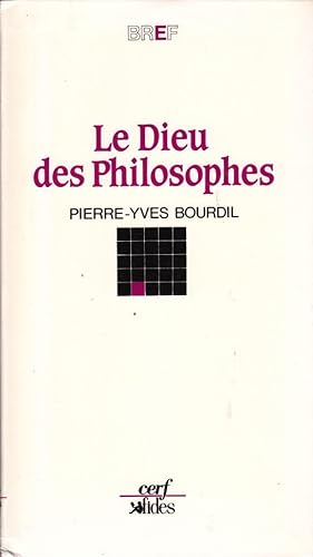 Bild des Verkufers fr Le Dieu des Philosophes. zum Verkauf von Librairie  la bonne occasion
