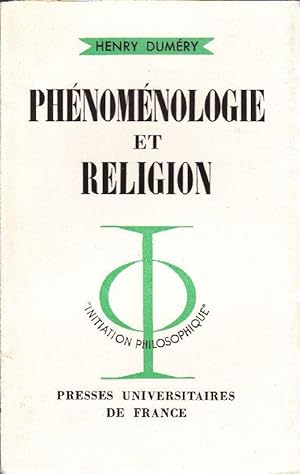 Seller image for Phnomnologie et religion. Structures de l'institution chrtienne. for sale by Librairie  la bonne occasion