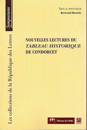 Seller image for Nouvelles lectures du "Tableau historique" de Condorcet. for sale by Librairie  la bonne occasion