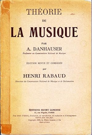 Théorie de la musique.