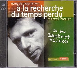 Bild des Verkufers fr  la recherche du temps perdu. Noms de pays: le nom. AUDIOLIVRE (2 CD) zum Verkauf von Librairie  la bonne occasion