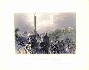 Bild des Verkufers fr 1841 Antique Print IRELAND View of WALKERS PILLAR LONDONDERRY (IBC60) zum Verkauf von Antique Paper Company