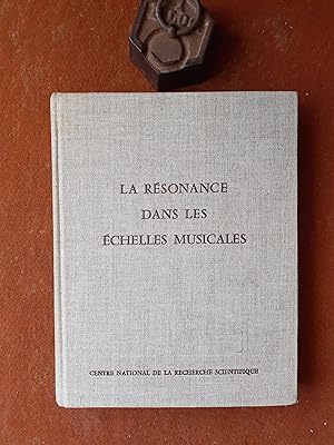 La Résonance dans les Echelles musicales - Paris, 9-14 mai 1960