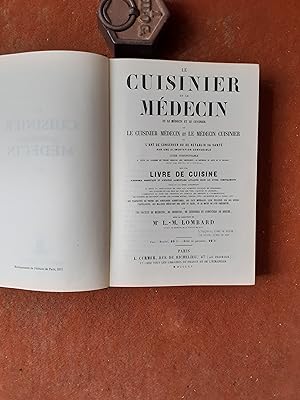 1855 MEDECINE CUISINIER MEDECIN ART CULINAIRE SCIENCE DR LOMBARD 