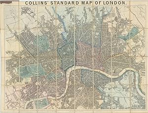 Collins' Standard Map of London.
