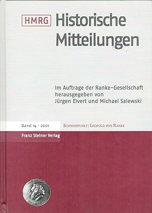 Bild des Verkufers fr Historische Mitteilungen (HMRG) Band 14, 2001;Schwerpunkt: Leopold von Ranke zum Verkauf von Antiquariat Kastanienhof