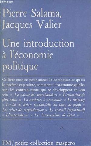 Seller image for Une introduction  l'conomie politique - Petite collection maspero n118. for sale by Le-Livre