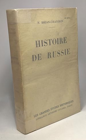 Image du vendeur pour Histoire de Russie mis en vente par crealivres