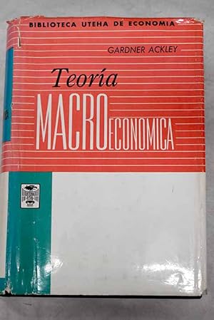 Imagen del vendedor de Teora macroeconmica a la venta por Alcan Libros