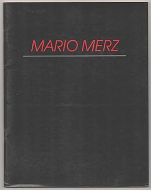 Image du vendeur pour Mario Merz: Paintings and Constructions / Drawings mis en vente par Jeff Hirsch Books, ABAA