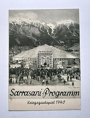 Sarrasani-Programm. Kriegsgastspiel 1940.