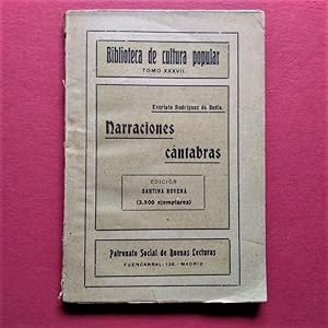 Imagen del vendedor de Narraciones Cntabras. Edicin Santina Rovera. a la venta por Carmichael Alonso Libros