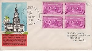 First Day Cover: Philadelphia, PA., Canceled